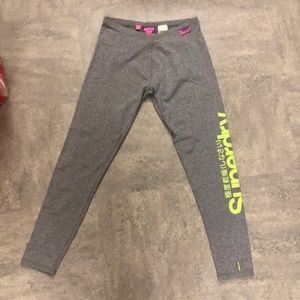 Gray superdry leggings